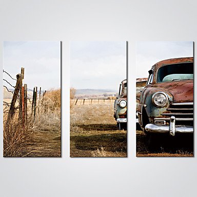Stretched Canvas Print Three Panels Canvas Horizontal Print Wall Decor For Home Decoration