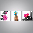 Stretched Canvas Print Floral/Botanical Modern,Three Panels Canvas Horizontal Print Wall Decor For