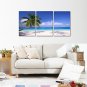 VISUAL STARNatural Blue Sky Canvas Printing Beach Landscape Picture On Canvas Ready to Hang