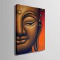 E-HOME Stretched Canvas Art Half Face Buddha Decoration Painting One Pcs