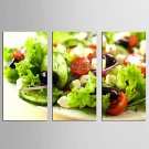 Canvas Set Leisure Food Modern Realism,Three Panels Canvas Vertical Print Wall Decor For Home Deco