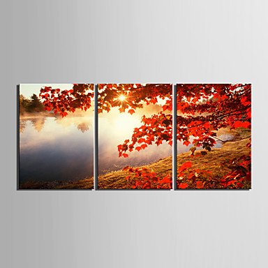 Canvas Set Classic Realism,Three Panels Horizontal Print Wall Decor For Home Decoration