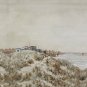 E-HOME Stretched Canvas Art Coastal Scenery Decoration Painting  Set of 3