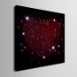 E-HOME Stretched LED Canvas Print Art Red Love Flash Effect LED Flashing Optical Fiber Print