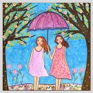 Stretched Canvas Oil Painting Art Home Style Children Painting 70*70CM