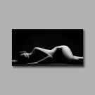 Stretched Canvas Print Painting Canvas Wall Decor Home Decoration Abstract Modern Nude Girls Black