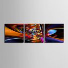 Stretched Canvas Print Art Abstract High Way Set of 3