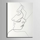 E-HOME Stretched Canvas Art Figure Of The Line Decoration Painting  One Pcs