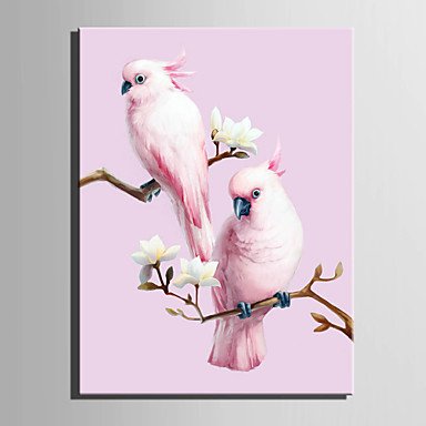 E-HOME Stretched Canvas Art Two Birds Decoration Painting  One Pcs