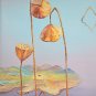 E-HOME Stretched Canvas Art Withered Lotus Decoration Painting  Set of 2