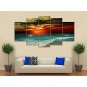 Canvas Set Unframed Canvas Print Landscape Sea ModernFive Panels Canvas Horizontal Print Wall Deco