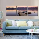 Canvas Set / Stretched Canvas Print Landscape Modern / Classic,Three Panels Horizontal Print Wall