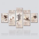 Canvas Print Five Panels Canvas Vertical Panoramic Print Wall Decor For Home Decoration