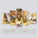 Canvas Print Five Panels Canvas Vertical Panoramic Print Wall Decor For Home Decoration