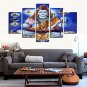 Unframed 5 Piece Art Shiva Buddha India Lord Canvas Art Modular Paintings For The Hall Living Room