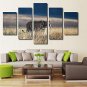 Fahion Wall Art Painting on Canvas Tiger 5 Panels Set Posters HD Printed Grassland Photos For Mode