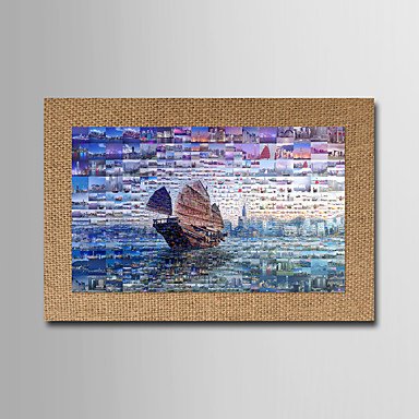 Giclee Print Famous Landscape Classic Realism,One Panel Horizontal Panoramic Print Wall Decor For