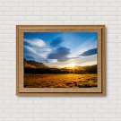 The Explosion Of Linen Inkjet Printing Art Office Room Corridor Hotel Decorative Painting Landscap