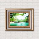 The Explosion Of Linen Inkjet Printing Art Office Room Corridor Hotel Decorative Painting Landscap