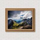 The Explosion Of Linen Inkjet Printing Art Office Room Corridor Hotel Decorative Painting Landscap