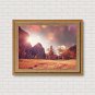 Art Print Famous Landscape Classic Realism,One Panel Horizontal Panoramic Print Wall Decor For Hom