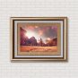 Art Print Famous Landscape Classic Realism,One Panel Horizontal Panoramic Print Wall Decor For Hom