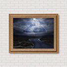 The Explosion Of Linen Inkjet Printing Art Office Room Corridor Hotel Decorative Painting Landscap