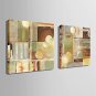 E-HOME Stretched Canvas Art Abstract Pattern Decoration Painting  Set of 2