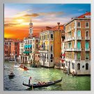 Giclee Print Landscape Modern Mediterranean,One Panel Canvas Square Print Wall Decor For Home Deco