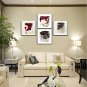 Canvas Print Abstract,Four Panels Canvas Square Print Wall Decor For Home Decoration