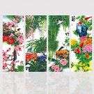 Canvas Print Four Panels Canvas Vertical Panoramic Print Wall Decor For Home Decoration