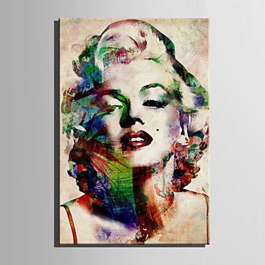 E-HOME Stretched Canvas Art Monroe Decoration Painting  One Pcs