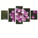 Art Print Floral/Botanical Pastoral Five Panels Horizontal Print Wall Decor For Home Decoration