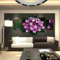 Art Print Floral/Botanical Pastoral Five Panels Horizontal Print Wall Decor For Home Decoration
