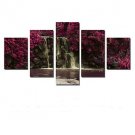Art Print Landscape Pastoral Five Panels Horizontal Print Wall Decor For Home Decoration