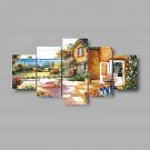 HD Print Garden landscape painting picture poster modern wall art For Home Decoration (No Frame)