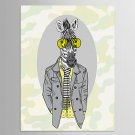 Canvas Set Abstract Animal Classic European Style,One Panel Canvas Vertical Print Wall Decor For H