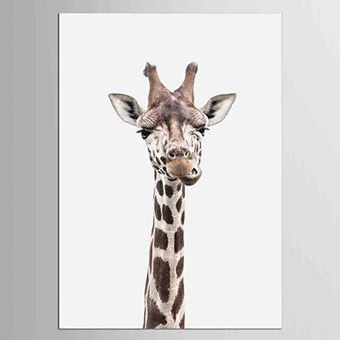 Canvas Set Abstract Animal Classic European Style,One Panel Canvas Vertical Print Wall Decor For H