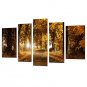 Canvas Set Famous Floral/Botanical Modern Classic,Five Panels Canvas Any Shape Print Wall Decor Fo