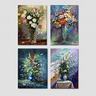 Canvas Print Four Panels Canvas Vertical Panoramic Print Wall Decor For Home Decoration