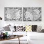 Canvas Print Two Panels Canvas Horizontal Panoramic Print Wall Decor For Home Decoration