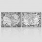 Canvas Print Two Panels Canvas Horizontal Panoramic Print Wall Decor For Home Decoration