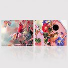 Canvas Print Two Panels Canvas Horizontal Panoramic Print Wall Decor For Home Decoration
