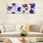 Canvas Print Abstract,Two Panels Canvas Horizontal Panoramic Print Wall Decor For Home Decoration