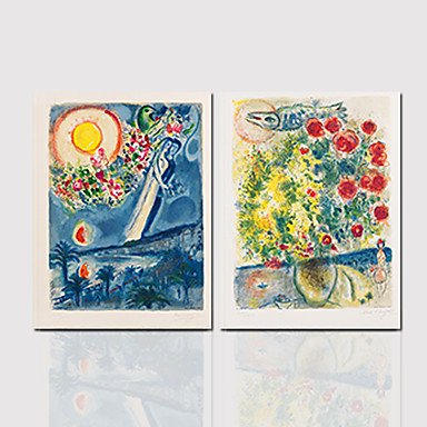 Canvas Print Abstract,Two Panels Canvas Vertical Panoramic Print Wall Decor For Home Decoration