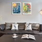 Canvas Print Abstract,Two Panels Canvas Vertical Panoramic Print Wall Decor For Home Decoration