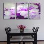 Popular 3Pcs Hot Sell Modern Wall Painting Pink Flower Home Decorative Wedding Art Picture Paint O