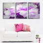 Popular 3Pcs Hot Sell Modern Wall Painting Pink Flower Home Decorative Wedding Art Picture Paint O