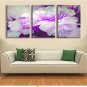 Popular 3Pcs Hot Sell Modern Wall Painting Pink Flower Home Decorative Wedding Art Picture Paint O