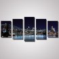 5 Panels Brooklyn Bridge Canvas art Print Modern Wall Art for Livingroom Decoration Unframed
